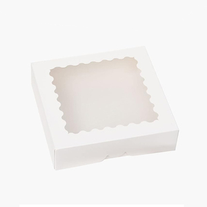 Boîte à gâteaux de fenêtre de boulangerie avec stratification mate et gaufrage 6pcs <span class=keywords><strong>sans</strong></span> fenêtre Dessert et Sushi Utiliser des boîtes de <span class=keywords><strong>chocolat</strong></span> - Product Image 5