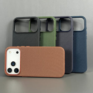 Cover per Cellulare in Tessuto Artificiale con Pulsante AI per iPhone 17 Pro Max, Custodia Rigida Antiurto in PC per Affari - Product Image 5