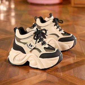 2025 nouveau automne tout match intérieur hauteur amélioration chaussures de sport décontractées pour les femmes Internet célébrité papa chaussures produits européens Super - Product Image 5