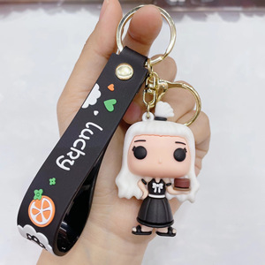 Cool Anime <span class=keywords><strong>FAIRY</strong></span> <span class=keywords><strong>TAIL</strong></span> Silicone porte-clés créatif dessin animé sac à dos pendentif en caoutchouc Figure porte-clés en gros - Product Image 5