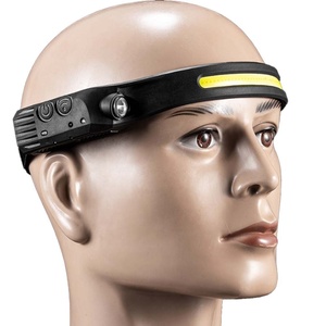 Bandeau de Travail à <span class=keywords><strong>LED</strong></span> Lampe Frontale à Bande <span class=keywords><strong>LED</strong></span> avec Détecteur de Mouvement USB Lumière Douce et Légère - pour la Chasse et la Pêche - Product Image 2
