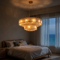Luminaire suspendu rond de style nordique pour la décoration de la maison, salon, îlot de cuisine, lampe de chevet en marbre d'alabastro blanc LED