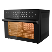 Horno Freidora de Aire con Asador 30L Gran Capacidad Convección Súper Rápida Función de Deshidratación Doble Configuración de Cocción Eléctrico Caliente para el Hogar