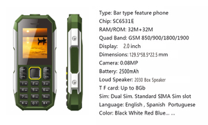 <span class=keywords><strong>Téléphone</strong></span> déverrouillé antichoc étanche à la poussière de 2.0 pouces à faible coût Top 10 des meilleurs téléphones robustes <span class=keywords><strong>2022</strong></span> téléphones mobiles robustes - Product Image 6