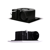 Ventilateur extracteur de plafond en plastique 220V 8-10 pouces pour usage domestique et professionnel, ventilateur de ventilation d'air, ventilateur d'extraction de salle de bain