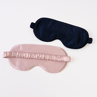 Aisiyu Silk - Juego de Antifaz para Dormir y Antifaz para Ojos de Seda de Morera 100% Pura, Grado 22 Momme 6A, Personalizado con Etiqueta Privada, para Bodas y Cumpleaños