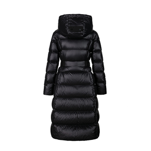 Abrigos de Plumón de Invierno con Logotipo Personalizado OEM ODM, Abrigos Largos Acolchados, Chaquetas de Plumón Brillantes para <span class=keywords><strong>Mujer</strong></span> - Product Image 2