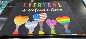 Cheap 18x30 Inch Outdoor Welcome Rainbow <strong>Pride</strong> Door Mat Doormat for Entryway Indoor Entrance - Product Image 6