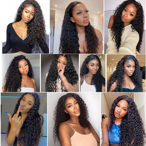 Perruques Courtes Bouclées en Gros, Perruque à Franges Ondulées pour Femmes Noires, Perruques Bob Brésiliennes Naturelles en Cheveux Humains avec Dentelle Frontale - Product Image 6