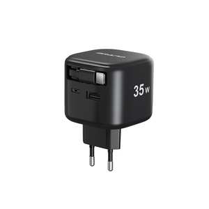 Kompaktes 35-W-PD-GaN-Schnellladegerät mit einziehbarem Typ C-Kabel für iPhone 16 MacBook Travel - Product Image 6