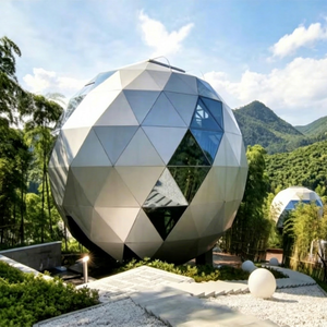 Casa Burbuja Moderna Prefabricada, Domo Iglú, Hotel al Aire Libre, Módulo Semiesférico de Aluminio Aeronáutico, Requiere Instalación Profesional - Product Image 1