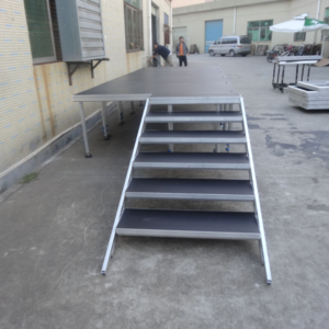 Easy Install Portable Aluminum Stage Podium with Non-Slip Surface for Outdoor Events & Performances CE Certified - Product Image 5