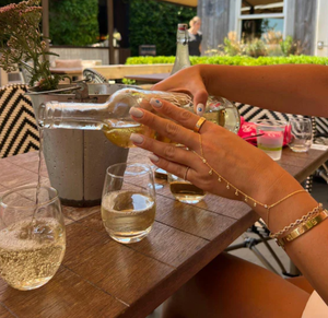 Joyería de moda, pulsera de cadena de mano chapada en oro de 18 quilates, anillo de dedo, encanto ajustable, elegante, delicado, Bling, cristal, <span class=keywords><strong>Zirconia</strong></span> cúbica - Product Image 5