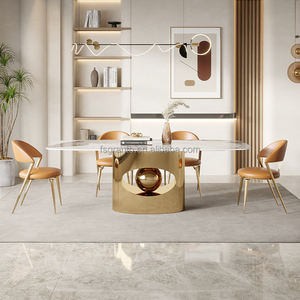 Muebles nórdicos <span class=keywords><strong>de</strong></span> acero inoxidable, mesa <span class=keywords><strong>de</strong></span> <span class=keywords><strong>comedor</strong></span> y <span class=keywords><strong>sillas</strong></span>, <span class=keywords><strong>juego</strong></span> <span class=keywords><strong>de</strong></span> mesa superior <span class=keywords><strong>de</strong></span> mármol, <span class=keywords><strong>juego</strong></span> <span class=keywords><strong>de</strong></span> <span class=keywords><strong>comedor</strong></span> rectangular <span class=keywords><strong>de</strong></span> <span class=keywords><strong>6</strong></span> asientos para el hogar <span class=keywords><strong>usado</strong></span> - Product Image 2