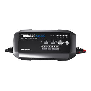 TOPDON T30A véhicule automobile polarités inversées <span class=keywords><strong>6</strong></span>/<span class=keywords><strong>12</strong></span>/<span class=keywords><strong>24</strong></span> <span class=keywords><strong>volts</strong></span> 30 ABS <span class=keywords><strong>chargeur</strong></span> <span class=keywords><strong>de</strong></span> <span class=keywords><strong>batterie</strong></span> ignifuge <span class=keywords><strong>chargeur</strong></span> <span class=keywords><strong>de</strong></span> <span class=keywords><strong>batterie</strong></span> <span class=keywords><strong>de</strong></span> voiture - Product Image 2