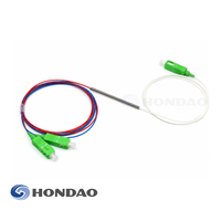 Divisor FBT 1x2 Monomodo SC/APC con relación de división personalizada y tubo suelto para FTTH