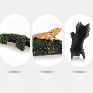 Super Simulation Arbre Trou Fish Tank <span class=keywords><strong>Reptile</strong></span> Amphibien Fournitures Garde Palais Lézard Aquarium Aménagement Paysager Arbre Trou Nid Escalade - Product Image 2