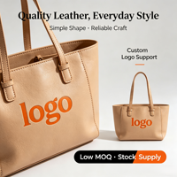 Sac fourre-tout en cuir véritable de qualité supérieure, grande capacité, simplicité urbaine, minimaliste, sac à bandoulière pour tous les jours, faible MOQ, stock disponible