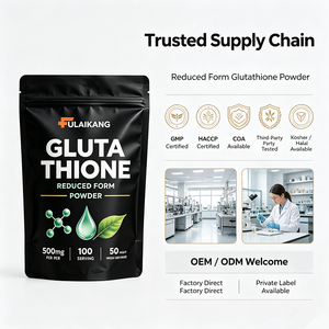 Wholesale Reduced Form Glutathione for Europe <strong>UK</strong> Market Vegan Friendly High Purity 500mg/Serving OEM ODM 50g - Product Image 4