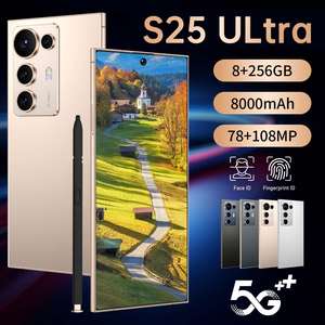 Nuevo Smartphone S25 Ultra 5G 2025 con Carga Rápida de 65W, 8GB+256GB, Procesador MTK, Funciones de Reconocimiento Facial Inteligente - Product Image 5