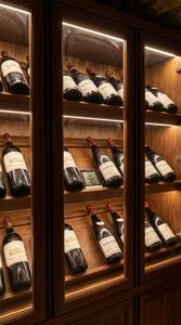 Cave à vin domestique premium à température unique, refroidisseur d'air, réfrigérateur, refroidissement par ventilateur, anti-vibration, étagères réglables, sans givre - Product Image 3