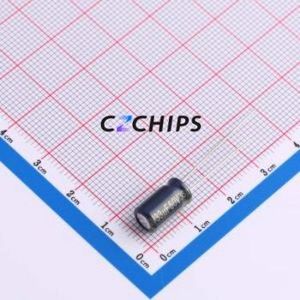 Condensador Electrolítico de Aluminio de Orificio Pasante EEU-FC1H330, Orificio Pasante, D6.3xL11.2mm 33uF 20% 50V 169mA-120Hz - Product Image 1