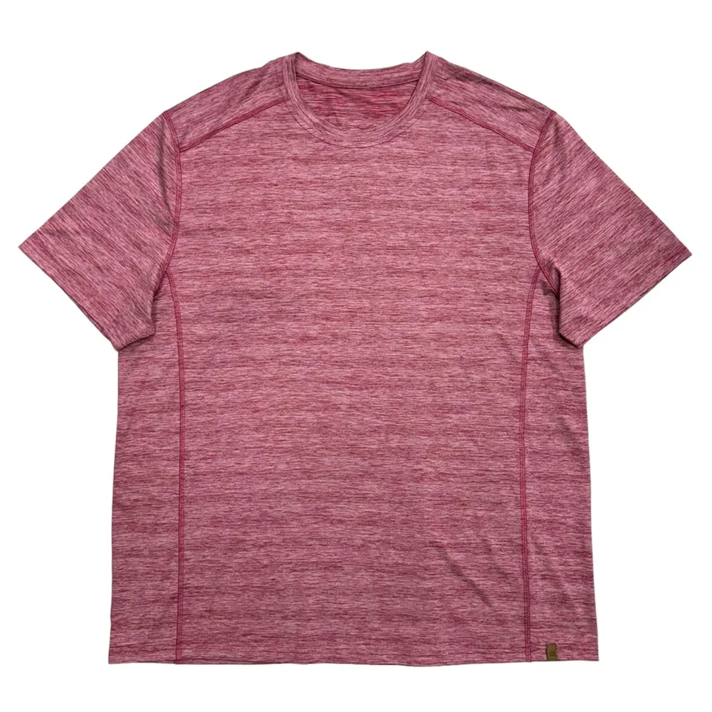 Professional Manufacturer Red Color Spandex Polyester Stripe Match Shirt Men's T-Shirts
