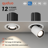 Projecteur monté en surface personnalisé en usine vers le bas Spot COB 5W 7W 10W 12W Downlight LED de plafond pour chambre intérieure