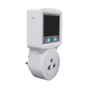Para TOMZN <span class=keywords><strong>SKW</strong></span> 3 pines PE temporizador de medición WIFI TUYA toma de corriente Compatible voltaje protección de corriente ajustable 16A para el hogar - Product Image 2