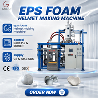 Machine de fabrication de casques en mousse EPS contrôlée par PLC, vente directe d'usine GUIJU, pour la fabrication de casques en mousse à haute densité