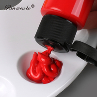 Peintures acryliques Panwenbo, 6 couleurs non toxiques, 60 ml, pour enfants, adultes, artistes, toiles, artisanat, peinture sur bois.