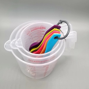 Juego de <span class=keywords><strong>Tazas</strong></span> y Cucharas Medidoras de Plástico con Logotipo Personalizado, Cucharas Medidoras Precisas, Herramientas para Medir Ingredientes de Cocina, Regalo para Cocinar y Hornear - Product Image 5