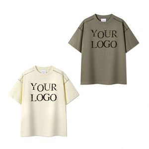 Camiseta Unisex Extra Grande de Algodón 100% Ecológica, Precio de Fábrica, Impresión Personalizada, 240 g/m², Casual, Manga Corta - Product Image 2