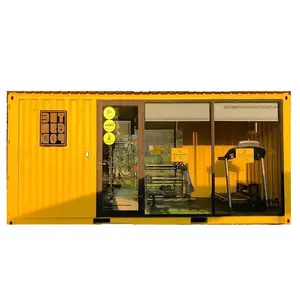 20ft ngoài trời hiện đại Modular nhà hàng mở rộng đầy đủ tiện nghi nhà bếp vận chuyển container cho quán cà phê