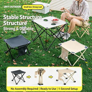 Petit tabouret pliable vers l'extérieur, petit tabouret de camping portable, chaise de pêche, chaise pliante légère, tabouret de camping, chaise, banc - Product Image 5