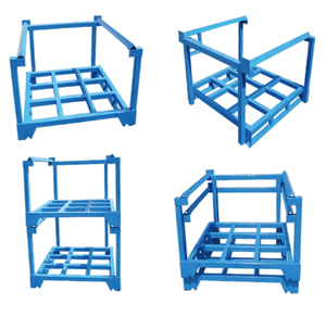 Protección contra la corrosión recubierta de polvo de acero laminado en frío, artículos portátiles plegables, estante de almacenamiento de neumáticos, apilamiento, diseño de palés usados - Product Image 2