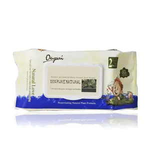 99 Pure Water Baby Wipes Oem Factory Cotton Wet Wipe Seguro para Recém-nascidos Toalhas Iso Aprovado