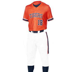 Jersey dan Kaos Baseball Pria Premium Sublimasi dengan Warna & Logo Kustom, Cepat Kering, Bahan 100% Poliester - Product Image 3