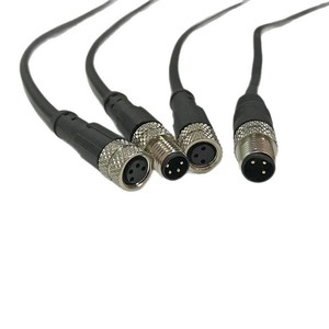 22AWG M12แบบวงกลมถึง M12สายเคเบิลแบบ5ถึง5 POS สำหรับประกอบเซ็นเซอร์สายเชื่อมต่อแบบ CANopen ยาว3เมตร - Product Image 3