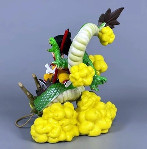 Figura Coleccionable de Goku Niño en Shenron con Palo de <span class=keywords><strong>Poder</strong></span>, Gi Amarillo y Base Nimbus Voladora, Juguete Premium para Coleccionistas de Anime - Product Image 4