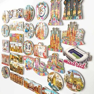 Imanes de nevera magnéticos UV decorativos y artesanales conmemorativos del <span class=keywords><strong>turismo</strong></span> español, suministro transfronterizo al por mayor de fábrica - Product Image 3