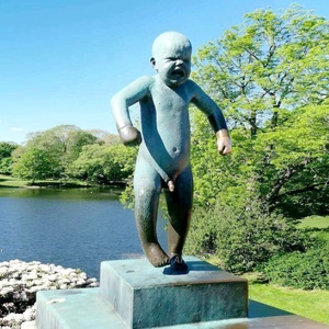 Открытый парк голая злая Скульптура бронзовая статуя - Product Image 2