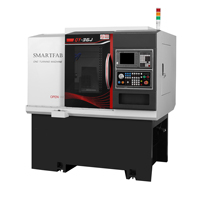 Slant Bed Horizontal 30 Grados SYNTEC 6TA-E Mini Torno CNC Máquina de torneado con fresado de piezas de metal de aluminio
