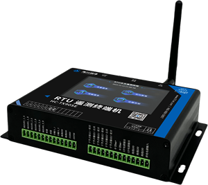 Terminal de télémétrie industriel avec écran, calcul RTU multiprotocole, 8 ports centraux, 4G, OEM pour l'hydrologie, l'eau intelligente et l'IoT - Product Image 2