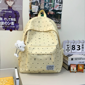 Tas Ransel Siswa Motif Pita, Tas Sekolah Sederhana untuk Mahasiswa, Tas Travel Anak, Tas Ransel Harian Anak - Product Image 5