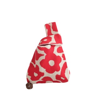 Sac de coeur tricoté pour femmes fermeture ouverte fourre-tout seau sac cadeau Happy Shop Companion sac tissé - Product Image 5