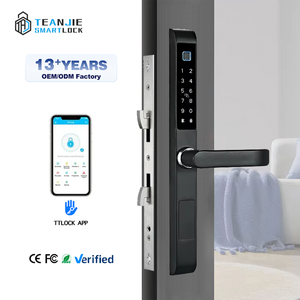Chiave di sicurezza senza chiave digitale serratura porta TTLock Smart Fingerprint <span class=keywords><strong>Lock</strong></span> per porte in legno acciaio di vetro in alluminio - Product Image 1