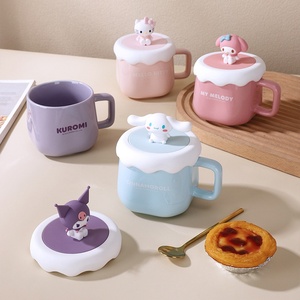 Wholesale <b>Cute</b> Cartoon <b>Mugs</b> with High Quality Appearance for Household Use Ceramic Water Cups in a Gift Box - Product Image 3