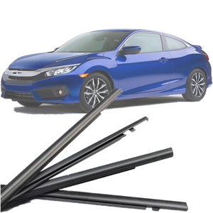 POUR <span class=keywords><strong>Honda</strong></span> <span class=keywords><strong>Civic</strong></span> 16-22 FK7 <span class=keywords><strong>Deux</strong></span>-compartiment de voiture-porte en verre externe bande d'étanchéité Étanche bande de garniture fenêtre de la voiture de la teneur en eau - Product Image 1