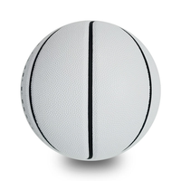 2025 gros logo personnalisé taille 7 usine personnalisé PU matériel personnalisé entraînement personnalisé ballon de basket-ball blanc
